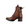 Botte marron en cuir